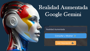 Realidad Aumentada usando inteligencia artificial google gemini