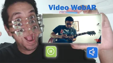 Video Android e iOS en realidad aumentada WebAR