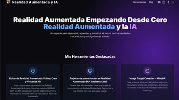 Pagina web de realidad aumentada empezando desde cero