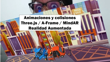 animaciones y colisiones en realidad aumentada WebAR - Miniatura