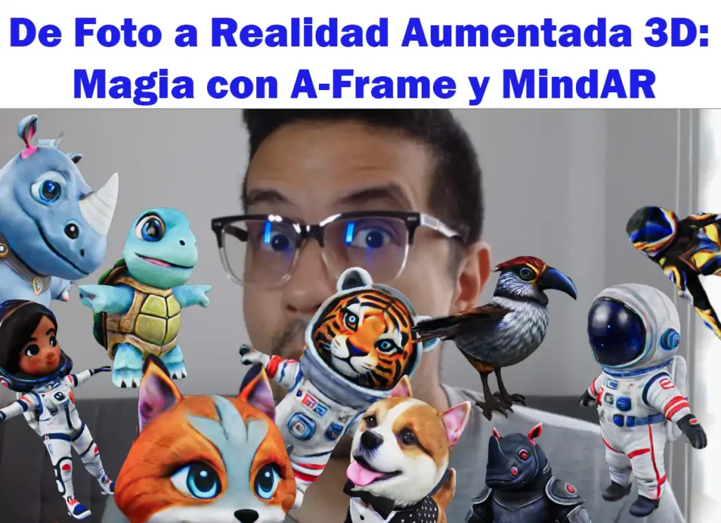 ingcarloseina de fondo con varios modelos 3D