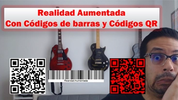 fondo de varios colores mostrando codigos de barras, QR y ingcarlosreina