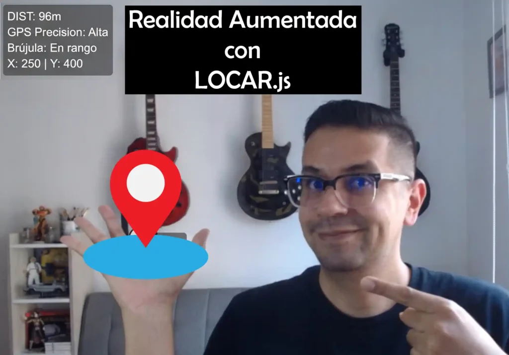 LocAR.js para crear experiencias de AR por GPS en la web fáciles