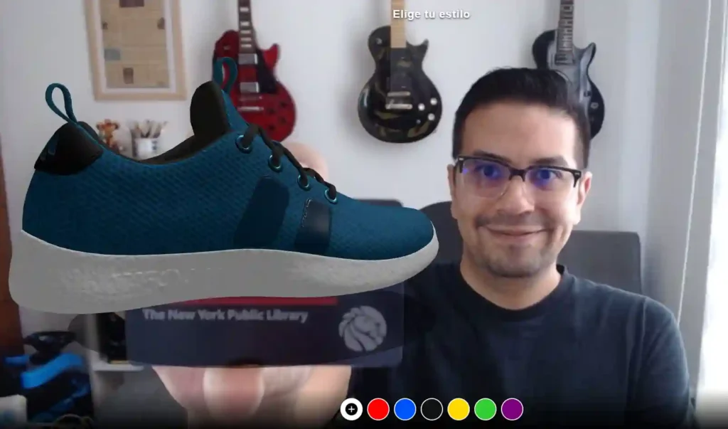Crea una app para mostrar zapatillas en Realidad Aumentada
