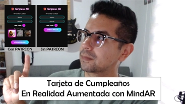 Tarjeta de Cumpleaños Explosiva con MindAR - Miniature